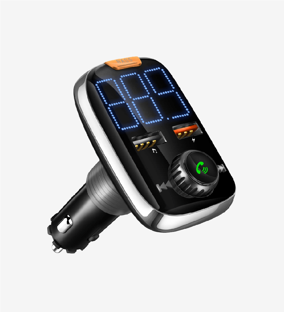 GF10 Premium Qualcomm Quick Charge 3.0 FM Transmitter