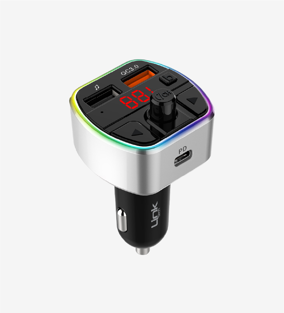 GP14 Premium Triple Charging PD  & QC3.0 38w 5.0 Bluetooth FM Transmitter