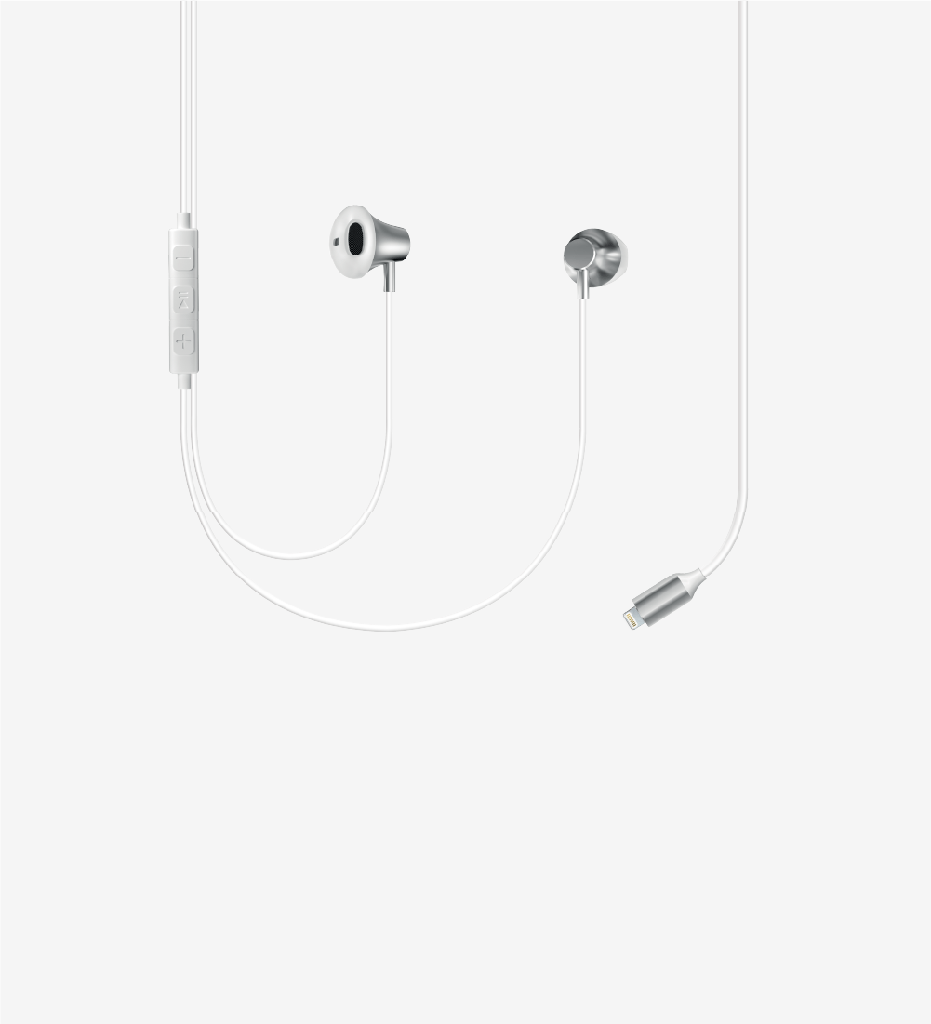 H545 Premium Süper Bas Earphone Kulak İçi Lightning Kablolu Kulaklık