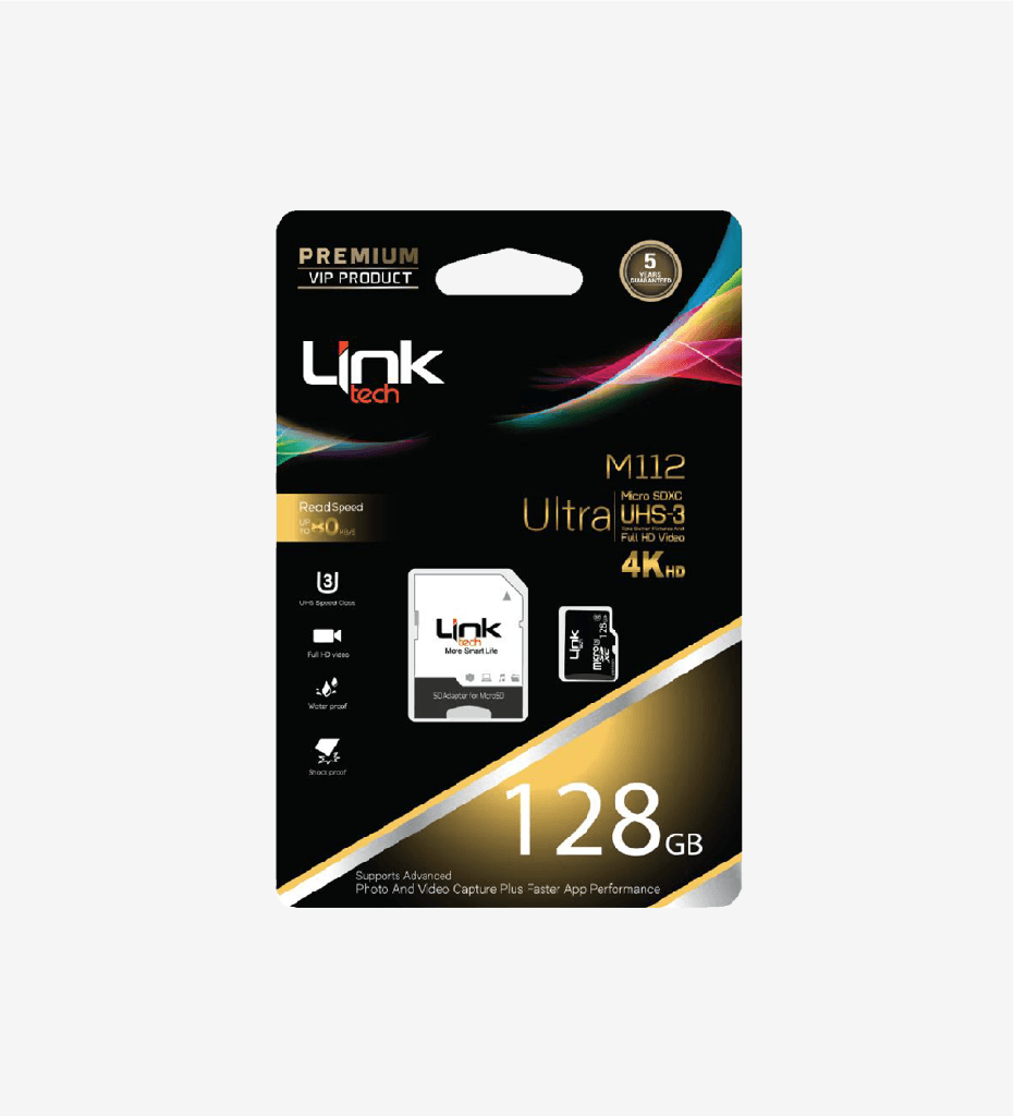 M112 Premium Mikro SD 4K Ultra 128 GB Hafıza Kartı