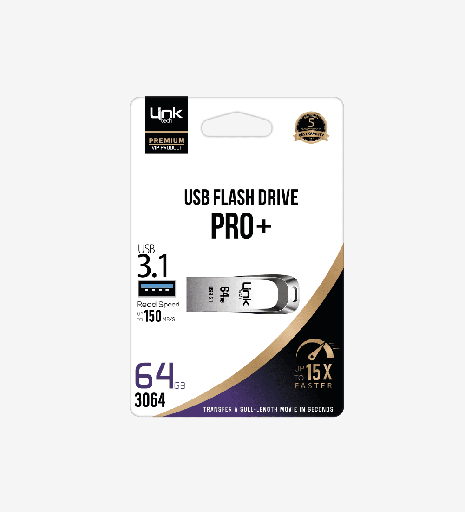 [LUF-3064] 3064 Premium Pro Plus 150mb/s 64GB USB3.1 Flash Bellek