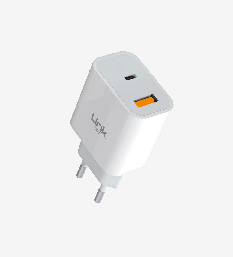 [LSC-C209] C209  Safe QC3.0 PD 20W Çift Çıkışlı Hızlı Şarj Adaptörü