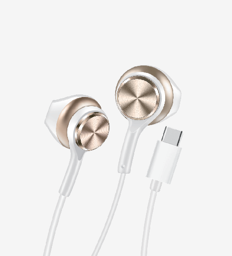 [LHF-H75] H75 EarPhone Yüksek Bas Mikrofonlu Tip-C Kulak İçi Kablolu Kulaklık