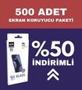 Ocak Kampanyası: Ekran Kuruyucu Paketi 50% İndirim